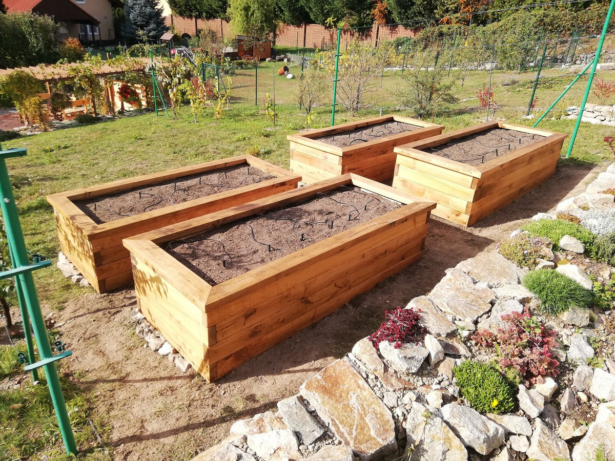 Vyvýšené záhony - klasické